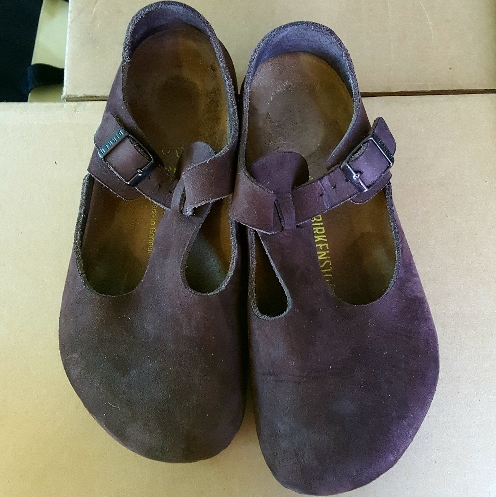 Birkenstock Paris Mocha suede. Size 38